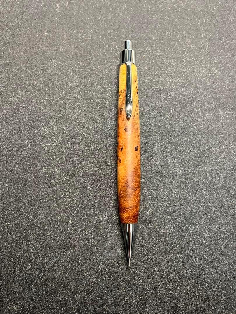 クラフトエー 花梨紅白 0.5ミリ シャーペン クラフトエー シャープ